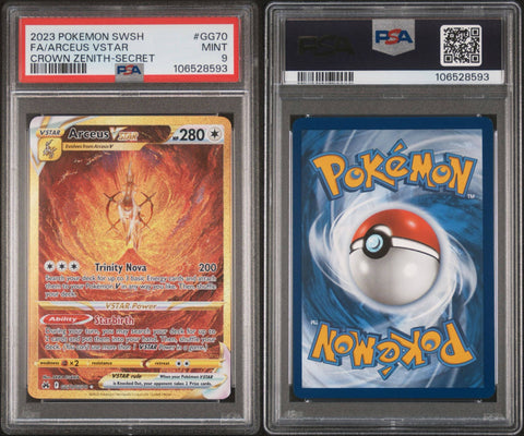 PSA9| Arceus VSTAR #GG70
