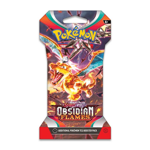 Pokémon TCG: Scarlet & Violet-Obsidian Flames Sleeved Booster Pack (10 Cards)