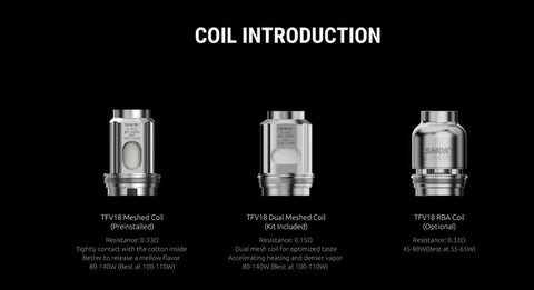 SMOK TFV18 Replacement Coil Pack